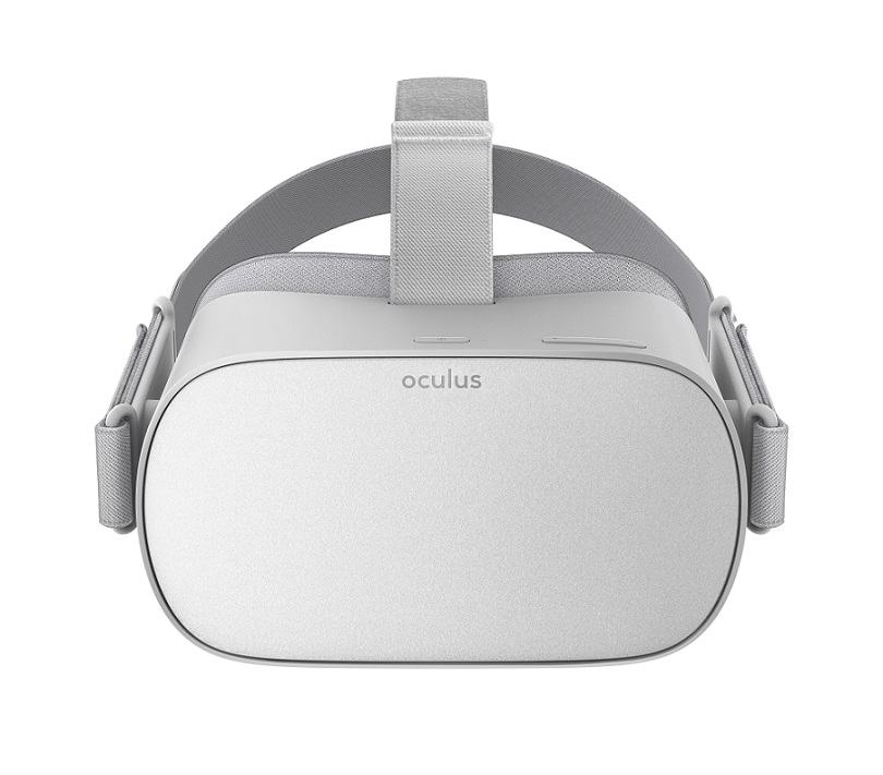Front shot of the Oculus Go standalone VR headset